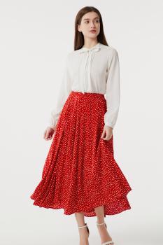Damen Midirock rot
